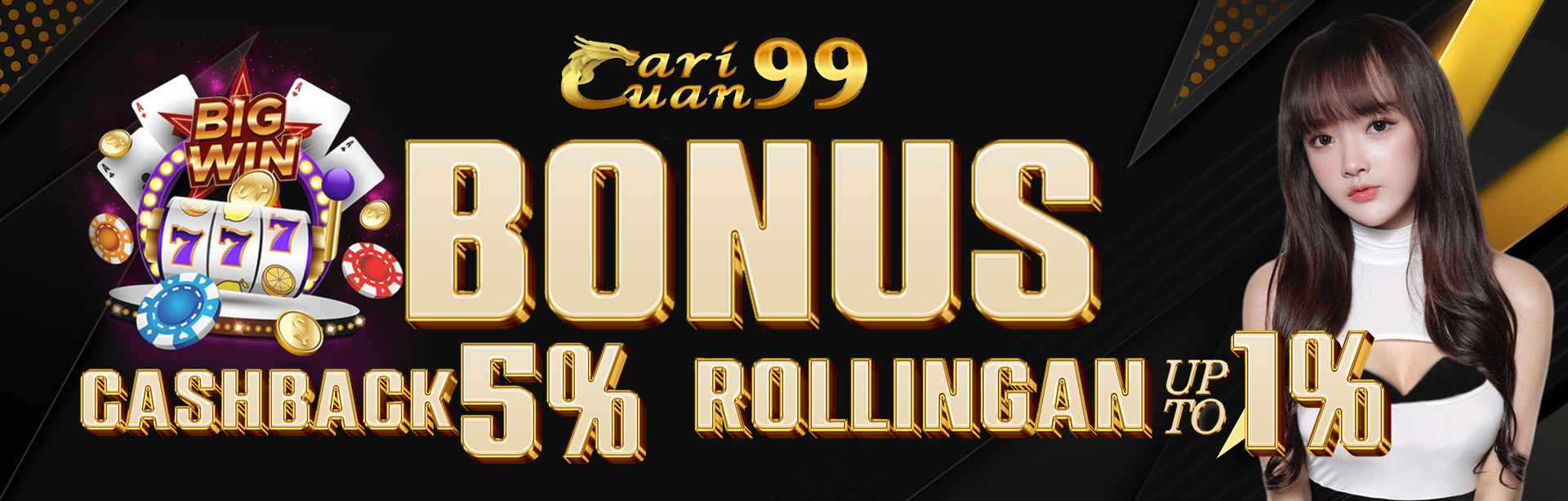 Cashback plus rollingan slot